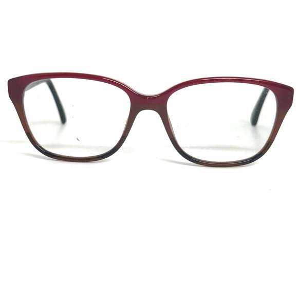 Coach HC 6103 5445 Burgundy Tortoise Gradient Square Eyeglasses 54-16-140 H15952 - Picture 1 of 7